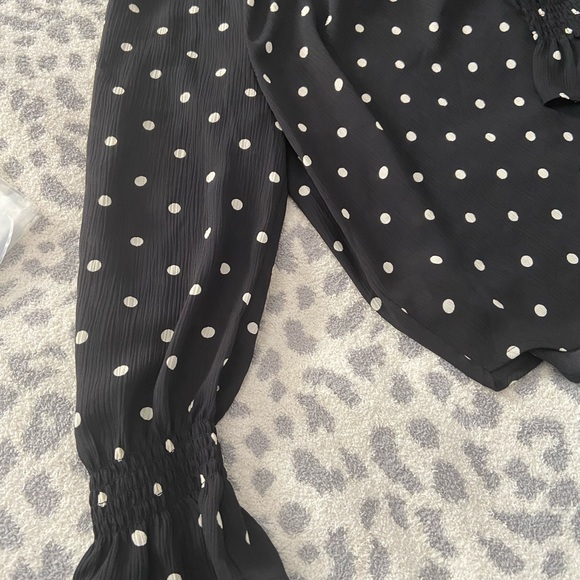 NWT LOFT POLKA DOT BLOUSE SIZE SMALL - Picture 3 of 12